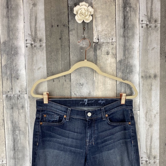 7 For All Mankind Dojo Jewel Pocket Jeans Size 28 - Picture 4 of 8